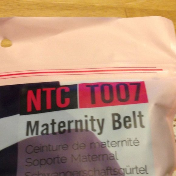 Maternity Belt, black, size large for support during pregnancy - Picture 4 of 5
